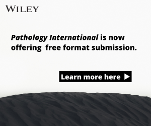 Pathology International is now offering free format submission, Learn more here